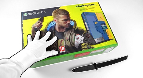Xbox One X Cyberpunk 2077 Limited Edition Unboxing